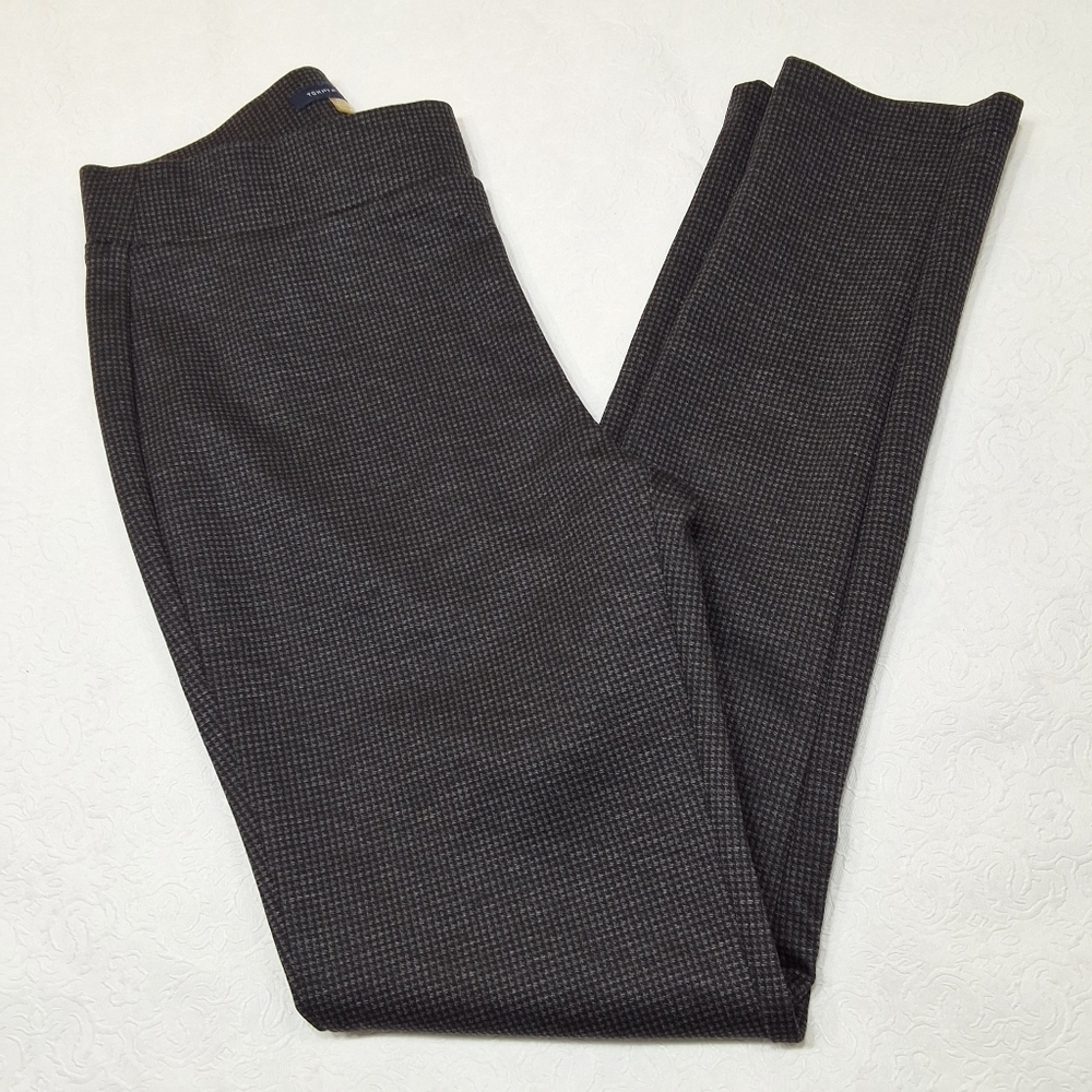 Tommy Hilfiger Plaid Rise Stretch Leggings Size 4
